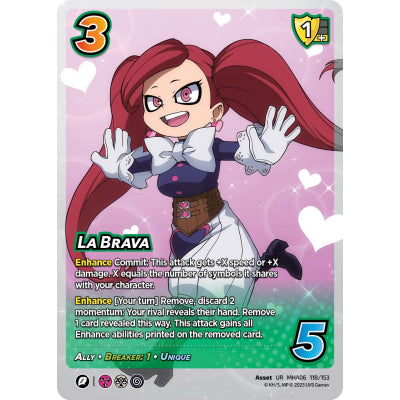La Brava, 118/153, UR, UniVersus, MHA06 Jet Burn