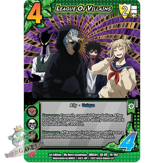 League of Villains (XR-UR MHA04 78/108)