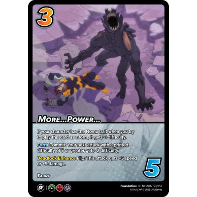 More...Power..., 53/153, R, UniVersus, MHA06 Jet Burn