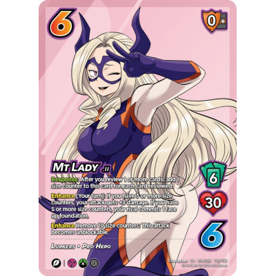 Mt Lady, 113/153, CH, UniVersus, MHA06 Jet Burn