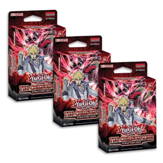 YuGiOh The Crimson King Structure Deck (3 Pack)