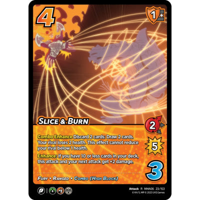 Slice & Burn, 23/153, R, UniVersus, MHA06 Jet Burn