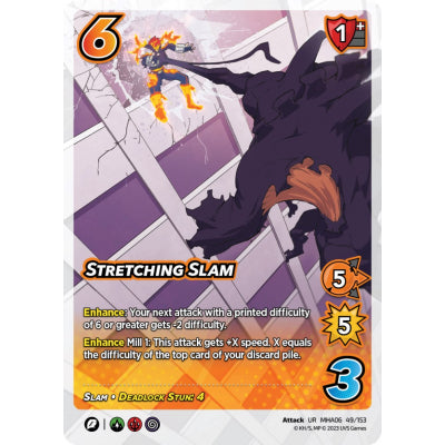 Stretching Slam, 49/153, UR, UniVersus, MHA06 Jet Burn