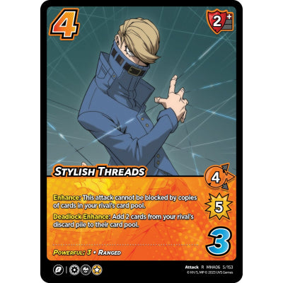 Stylish Threads, 5/153, R, UniVersus, MHA06 Jet Burn