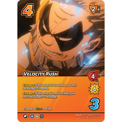 Velocity Rush, 137/153, XR-C, UniVersus, MHA06 Jet Burn